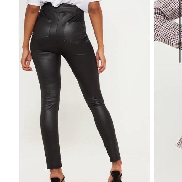 Wet look skinny pants - Picture 3 of 3